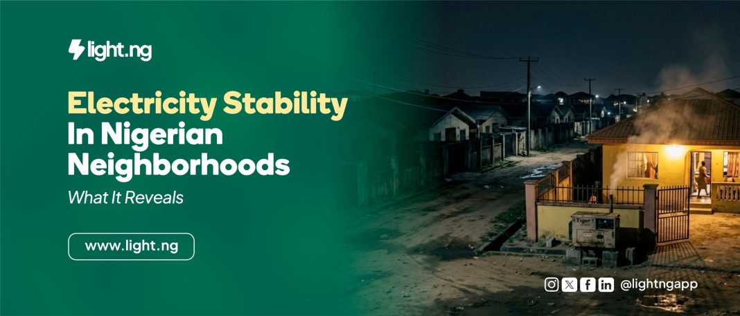 Electricity Stability in Nigerian Neighborhoods: What It Reveals